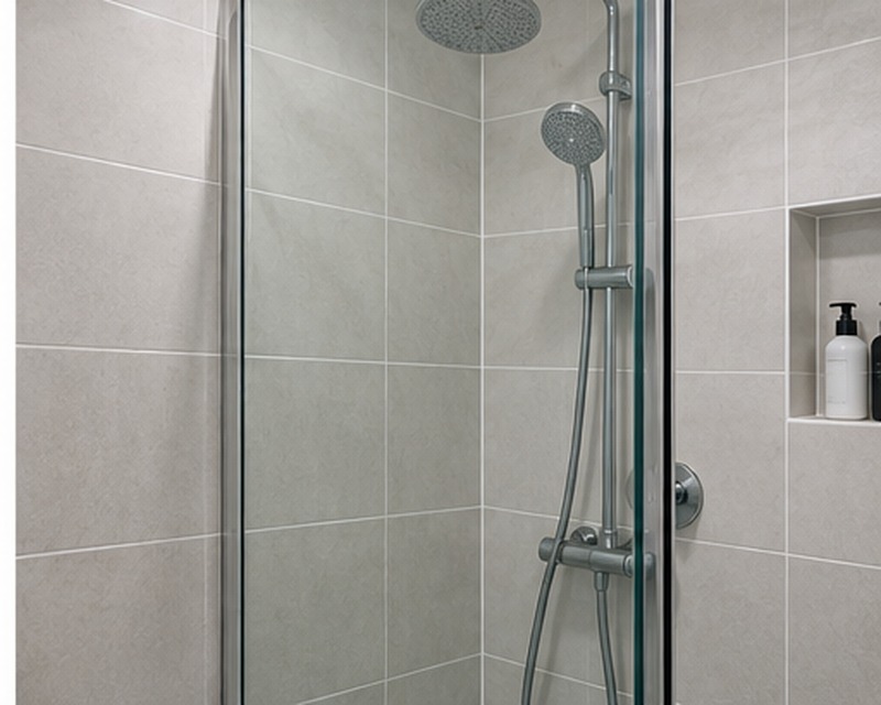 Shower after leak repair and sealing
